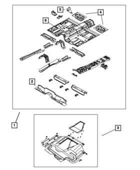 5116283ab Mopar Genuine Closeout Panel Left