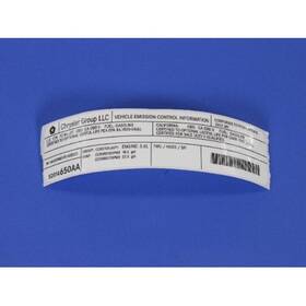 52014650aa Mopar Label