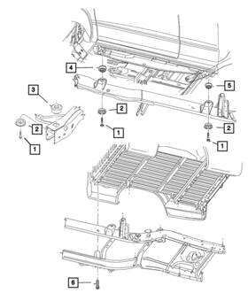 55255703ab Mopar Genuine Isolator Lower