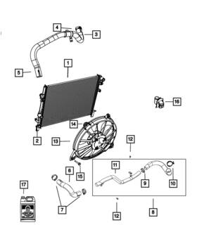 68046360aa Mopar Genuine Radiator Draincock