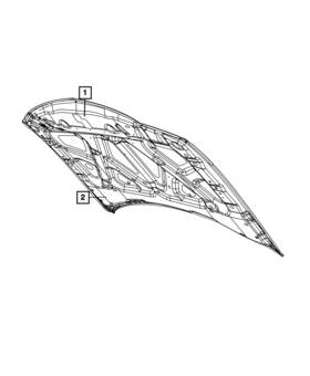68085136aa Mopar Genuine Veci Label