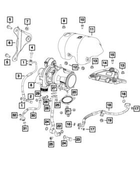 68119338aa Mopar Genuine Coolant Tube O Ring