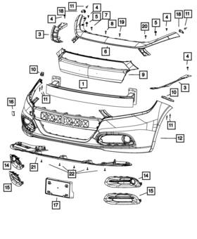 68191423ad Mopar Genuine Close Out Panel