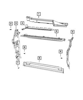 68244565ac Mopar Genuine Side Shield Left