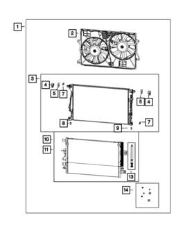 68262822aa Mopar Genuine Radiator Isolator