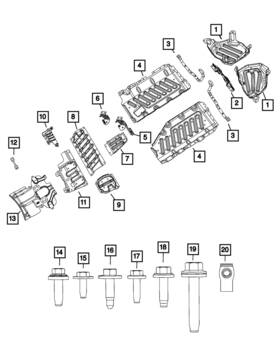 68375444ac Mopar Genuine Front Skid Plate