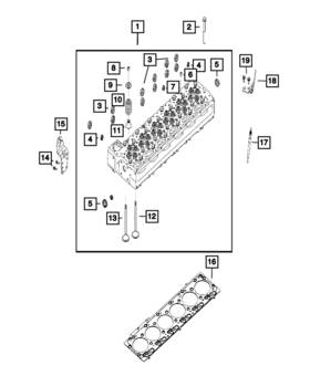 68444751aa Mopar Genuine Hex Flange Head Bolt