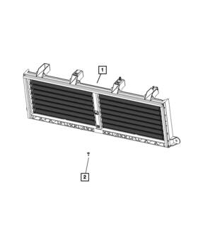 68452775ac Mopar Genuine Active Shutter Grille