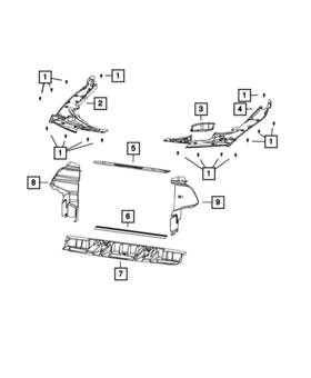68455224aa Mopar Genuine Side Shield