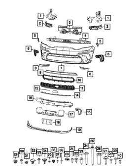 68466312aa Mopar Genuine Air Deflector Right