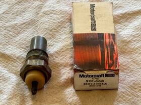 Sw-663 Motorcraft 1970-1973 Nos Ford Engine Block Temperature Sending Unit Switch Sensor New Old