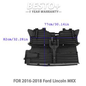 Fa1z8475c Munirater Btp92829p Radiator Grille Shutter With Motor For 2016 2017 2018 Ford Lincoln Mkx