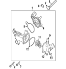N-104-707-03 Volkswagen Genuine Oem Mount Bracket Bolt