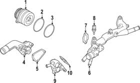 11060-6ta0a Nissan Genuine Water Outlet