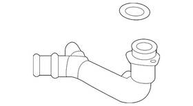 13048-ez40b Nissan Genuine Water Inlet