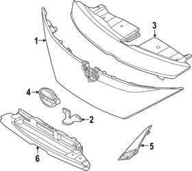 21421-5mr1a Nissan Genuine Shutter Assembly 21421-5mr1a Nissan Genuine Shutter Assembly