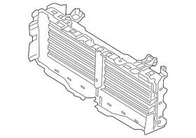 21421-9fv3a Nissan Genuine Radiator Shutter Assembly