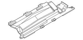21497-7ja0a Nissan Genuine Radiator Support Air Deflector