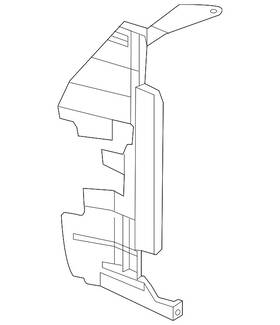 21498-3ab3a Nissan Genuine Air Guide 21498-3ab3a Nissan Genuine Air Guide