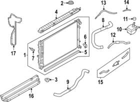 21558-4mt0a Nissan Genuine Side Air Baffle
