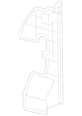 21559-5hk0a Nissan Genuine Air Guide