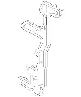21559-6mr0a Nissan Genuine Driver Left Radiator Side Air Baffle Guide