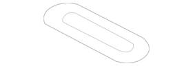 50814-ea00b Nissan Genuine Filler Shield