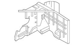 62823-9me0a Nissan Genuine Air Guide