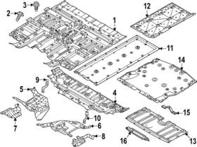 748u6-5mp0c Nissan Genuine Side Cover