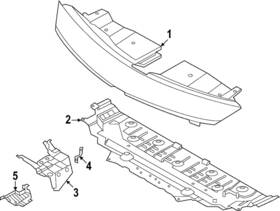748u6-5mp1a Nissan Genuine Side Cover