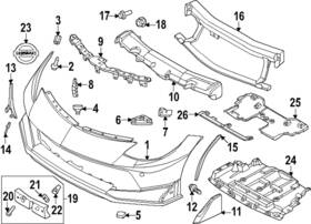 75890-6gr0a Nissan Genuine Under Cover