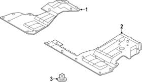 75892-6sa0a Nissan Genuine Under Cover 75892-6sa0a Nissan Genuine Under Cover