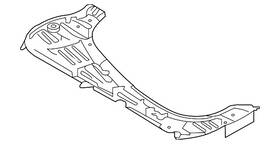 75892-jj00a Nissan Genuine Radiator Support Splash Shield