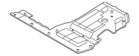 75893-6sa0a Nissan Genuine Radiator Support Splash Shield