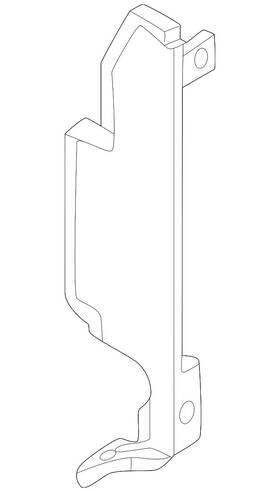 92184-5mp0a Nissan Genuine Side Baffle