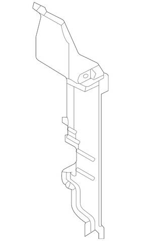 92184-6em0b Nissan Genuine Air Guide