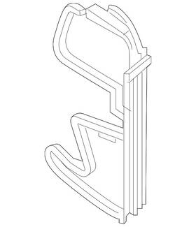 92185-5rw0a Nissan Genuine Side Air Baffle