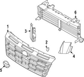 B1421-1a50a Nissan Genuine Shutter