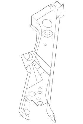 F2512-6rrma Nissan Genuine Upper Tie Bar