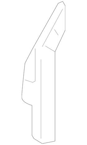 F2520-5aama Nissan Genuine Side Support F2520-5aama Nissan Genuine Side Support