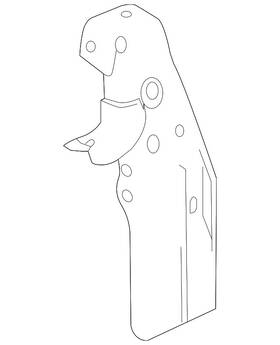 F2521-3nfma Nissan Genuine Side Support