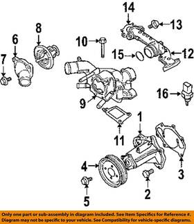 226307y000 Nissan Oem 99-21 Altima Cooling Water Pump-temp Sensor