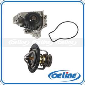Oewp06311 Oeline Autoparts Fit For 96-01 Acura Integra 1.8l Dohc Water Pump With Thermostat Housing Assembly