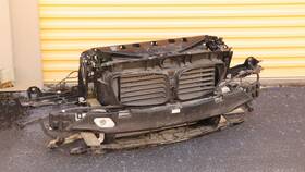 7-200-765-11 Oem 2011 Bmw 535i Gt Radiator Core Support With Fan Intercooler Condenser Re-bar