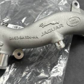 9w83-8a504-ha Oem Upper Coolant Outlet Pipe Defender For Land-rover 5.0l V8 Sc Lr186859 Us