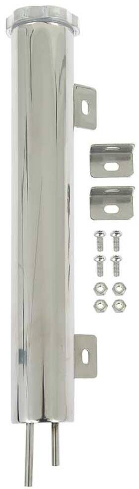 60721 Oer Authorized Radiator Overflow Tank Stainless Steel Universal 2 Inch X 13