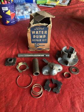 Wpk-114 Old Car Parts Nw Vintage Ford Water Pump Repair Kit And Windshield Wiper Part