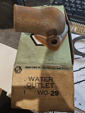 574814 Perfect Parts/car Aid Wo29 Nors Water Outlet 1959-1964 Oldsmobile Gm