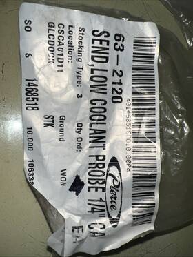 63-2120 Pierce Coolant Level Sender 1/4 Npt