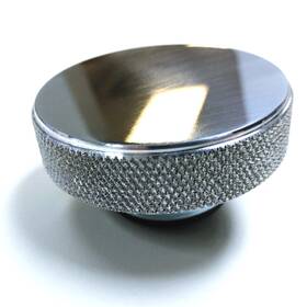 Sp9991 Pirate Mfg Hot Rod Polished Billet Aluminum Round Knurled Edge 16 Lb Radiator Cap